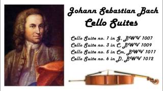 Johann Sebastian Bach  Cello suites in 432 Hz great for reading or studying [upl. by Ligetti]