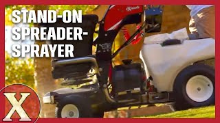 Exmark SpreaderSprayer  Seed Spreader amp Lawn Sprayer [upl. by Ahsenak]