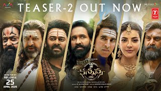 Kannappa Official Teaser2 Telugu  Vishnu Manchu  Mohan Babu  Prabhas  Mohanlal  Akshay Kumar [upl. by Nottap871]