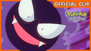 A Talking ShapeShifting Gastly  Pokémon Indigo League  Official Clip [upl. by Conley]