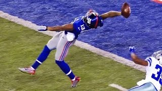 Odell Beckham Jr Has UNBELIEVABLE OneHanded Catch Does Thriller Dance [upl. by Kelci128]