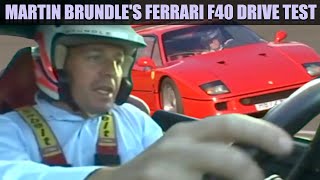 The Ferrari F40 Drive Test  Martin Brundles Supercars [upl. by Zetrok86]