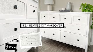 DIY IKEA UPCYCLE  IKEA Hack HEMNES Dresser Makeover  IKEA DIY HACK 2021  Room Makeover Series [upl. by Triley660]