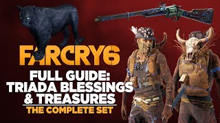 Far Cry 6  Triada Blessings Full Guide armor set weapon amp stealth amigo [upl. by Burke]