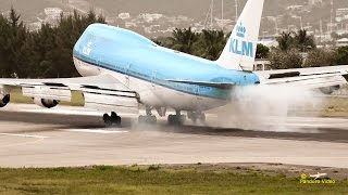 4K  St Maarten Amazing Plane landing and Takeoff footage at Princess Juliana Airport  11 [upl. by Flyn]