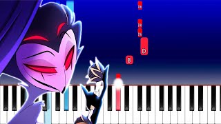 Helluva Boss  Stolas Speaks Piano Tutorial [upl. by Chickie]