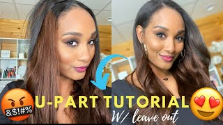 NEW UPART WIG TUTORIAL LuvMe Hair Review Ya’ll [upl. by Atinor]