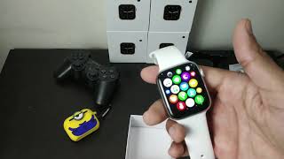 W26 Smartwatchseries6master copy unboxing amp full review [upl. by Yorled538]