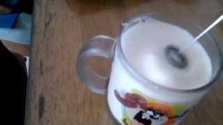 Aerolatte Review Frothing Cold Milk In Under 1 Minute [upl. by Hoffman]